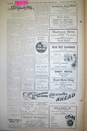 The Semiahmoo Sun and White Rock Weekly, October 19, 1950 (Page 4)