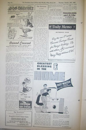 The Semiahmoo Sun and White Rock Weekly, October 12, 1950 (Page 6)