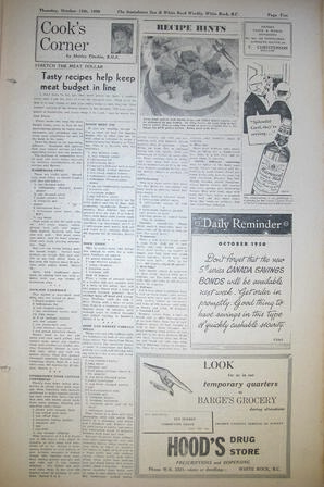 The Semiahmoo Sun and White Rock Weekly, October 12, 1950 (Page 5)