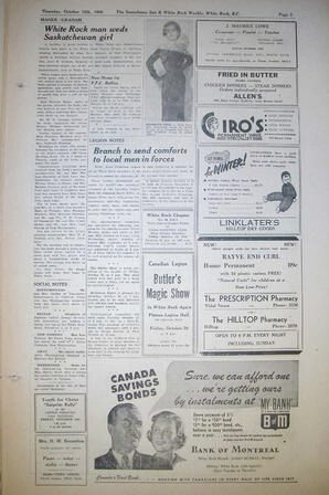 The Semiahmoo Sun and White Rock Weekly, October 12, 1950 (Page 3)