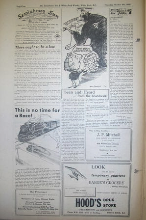 The Semiahmoo Sun and White Rock Weekly, October 05, 1950 (Page 4)