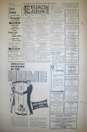 The Semiahmoo Sun and White Rock Weekly, September 21, 1950 (Page 10)