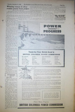 The Semiahmoo Sun and White Rock Weekly, September 21, 1950 (Page 5)
