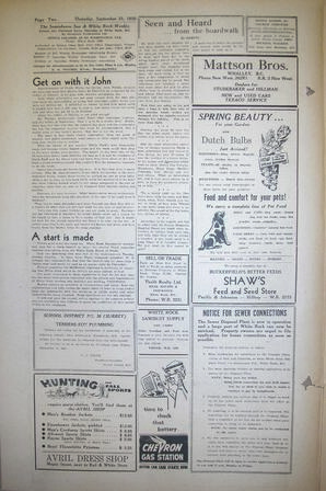 The Semiahmoo Sun and White Rock Weekly, September 21, 1950 (Page 2)