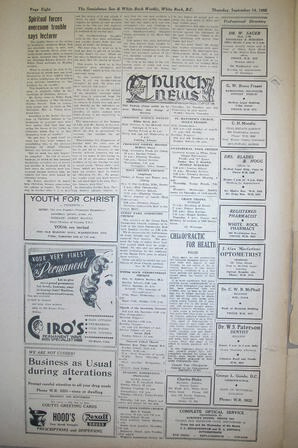 The Semiahmoo Sun and White Rock Weekly, September 14, 1950 (Page 8)