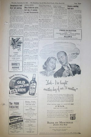 The Semiahmoo Sun and White Rock Weekly, September 14, 1950 (Page 3)