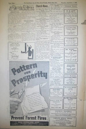 The Semiahmoo Sun and White Rock Weekly, September 07, 1950 (Page 8)