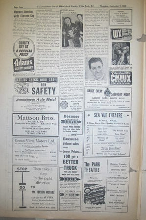 The Semiahmoo Sun and White Rock Weekly, September 07, 1950 (Page 4)