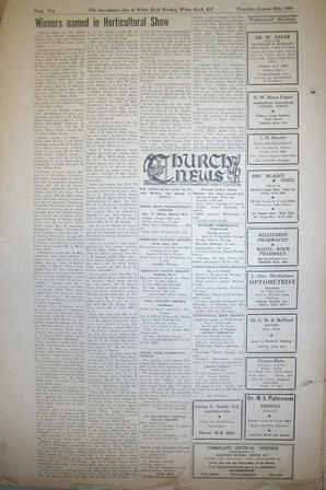 The Semiahmoo Sun and White Rock Weekly, August 24, 1950 (Page 10)