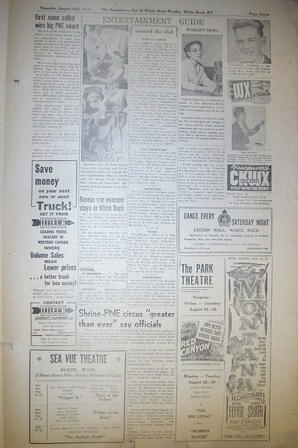 The Semiahmoo Sun and White Rock Weekly, August 24, 1950 (Page 7)
