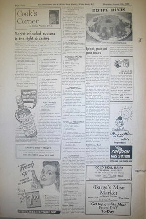 The Semiahmoo Sun and White Rock Weekly, August 10, 1950 (Page 8)