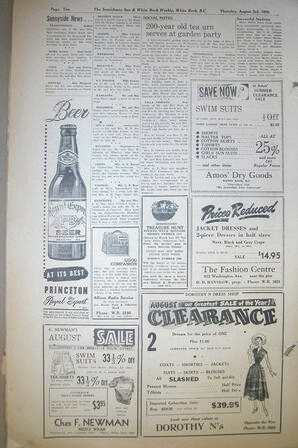 The Semiahmoo Sun and White Rock Weekly, August 03, 1950 (Page 10)