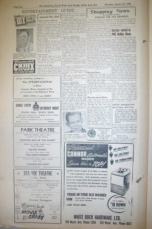 The Semiahmoo Sun and White Rock Weekly, August 03, 1950 (Page 4)