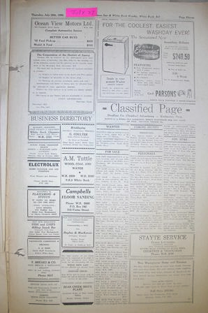 The Semiahmoo Sun and White Rock Weekly, July 27, 1950 (Page 11)