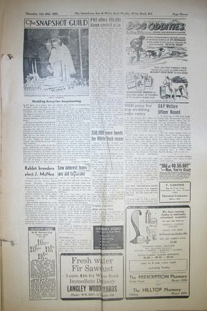 The Semiahmoo Sun and White Rock Weekly, July 20, 1950 (Page 11)