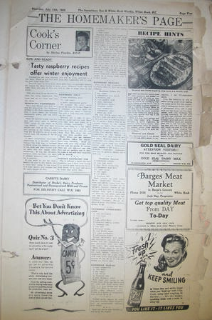 The Semiahmoo Sun and White Rock Weekly, July 13, 1950 (Page 5)