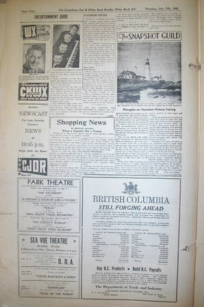 The Semiahmoo Sun and White Rock Weekly, July 13, 1950 (Page 4)