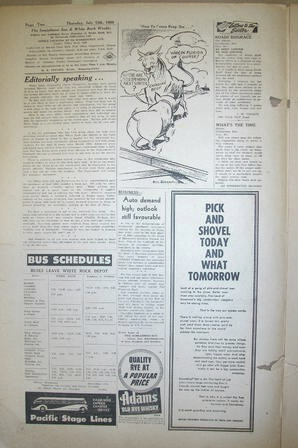 The Semiahmoo Sun and White Rock Weekly, July 13, 1950 (Page 2)