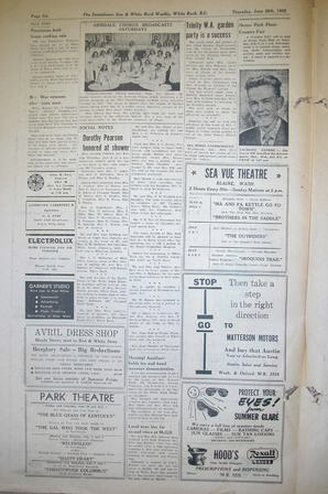 The Semiahmoo Sun and White Rock Weekly, June 29, 1950 (Page 6)