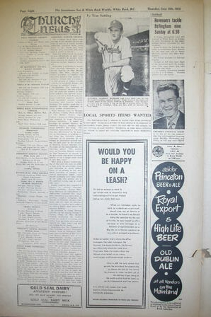 The Semiahmoo Sun and White Rock Weekly, June 15, 1950 (Page 8)