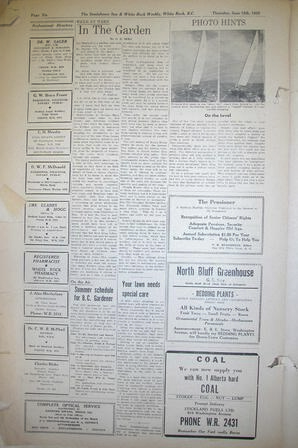 The Semiahmoo Sun and White Rock Weekly, June 15, 1950 (Page 6)