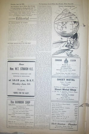The Semiahmoo Sun and White Rock Weekly, June 01, 1950 (Page 2)