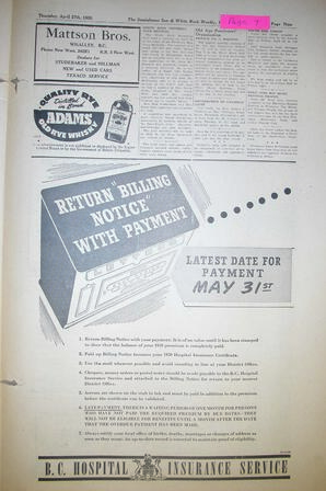The Semiahmoo Sun and White Rock Weekly, April 27, 1950 (Page 7)