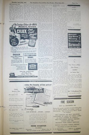The Semiahmoo Sun and White Rock Weekly, April 27, 1950 (Page 5)