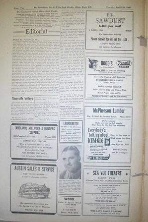 The Semiahmoo Sun and White Rock Weekly, April 27, 1950 (Page 2)