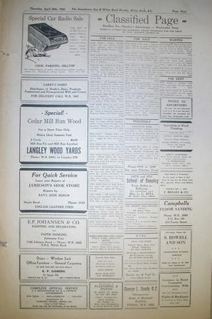 The Semiahmoo Sun and White Rock Weekly, April 20, 1950 (Page 9)