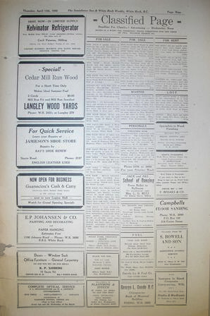 The Semiahmoo Sun and White Rock Weekly, April 13, 1950 (Page 9)
