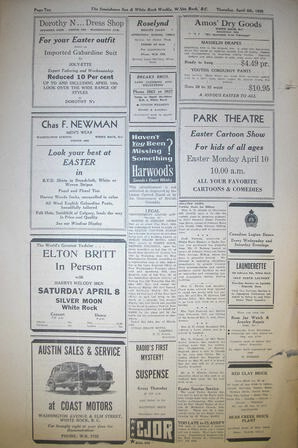 The Semiahmoo Sun and White Rock Weekly, April 06, 1950 (Page 10)