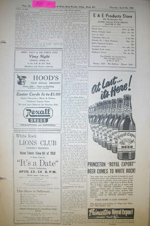 The Semiahmoo Sun and White Rock Weekly, April 06, 1950 (Page 5)