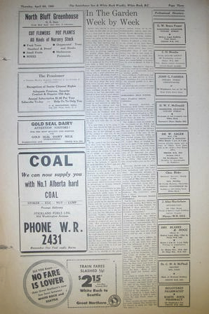 The Semiahmoo Sun and White Rock Weekly, April 06, 1950 (Page 3)