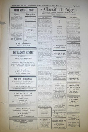 The Semiahmoo Sun and White Rock Weekly, March 30, 1950 (Page 11)