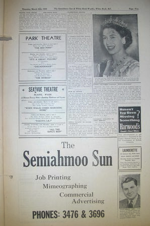 The Semiahmoo Sun and White Rock Weekly, March 30, 1950 (Page 5)