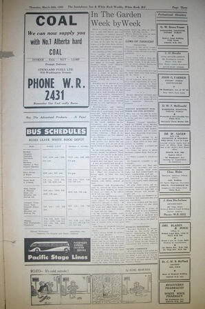 The Semiahmoo Sun and White Rock Weekly, March 30, 1950 (Page 3)