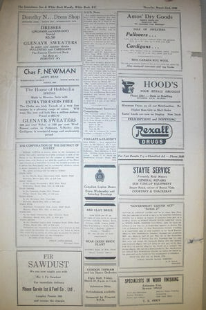 The Semiahmoo Sun and White Rock Weekly, March 23, 1950 (Page 8)