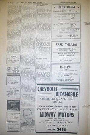 The Semiahmoo Sun and White Rock Weekly, March 23, 1950 (Page 6)