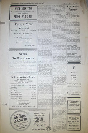 The Semiahmoo Sun and White Rock Weekly, March 23, 1950 (Page 3)