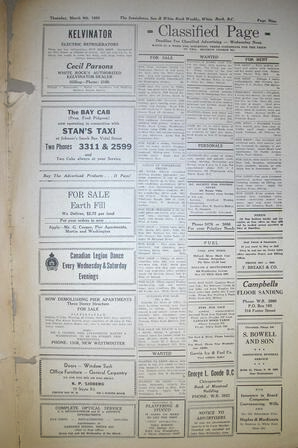 The Semiahmoo Sun and White Rock Weekly, March 09, 1950 (Page 9)