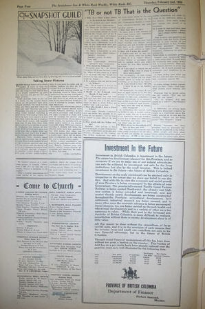 The Semiahmoo Sun and White Rock Weekly, February 02, 1950 (Page 4)