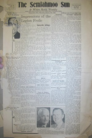 The Semiahmoo Sun and White Rock Weekly, January 05, 1950 (Page 1)