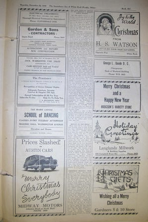 The Semiahmoo Sun and White Rock Weekly, December 22, 1949 (Page 7)