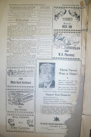 The Semiahmoo Sun and White Rock Weekly, December 22, 1949 (Page 2)