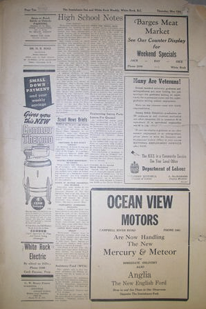 The Semiahmoo Sun and White Rock Weekly, May 12, 1949 (Page 10)