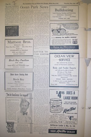 The Semiahmoo Sun and White Rock Weekly, May 12, 1949 (Page 6)