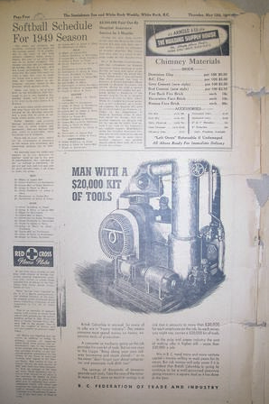 The Semiahmoo Sun and White Rock Weekly, May 12, 1949 (Page 4)