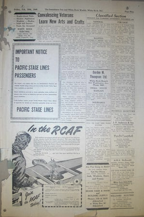 The Semiahmoo Sun and White Rock Weekly, February 25, 1949 (Page 3)