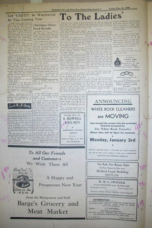 The Semiahmoo Sun and White Rock Weekly, December 31, 1948 (Page 4)